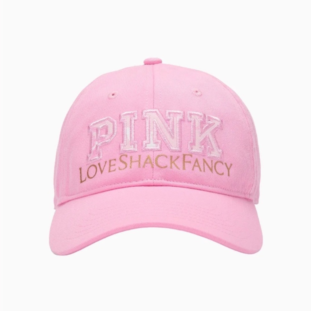 NWT LoveShackFancy VS Pink Baseball Hat Limited Edition
